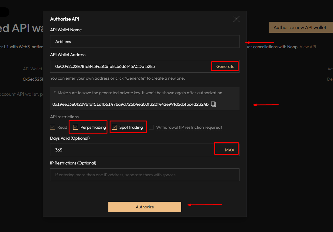 Step 4: Sign the Authorization in Binance Wallet