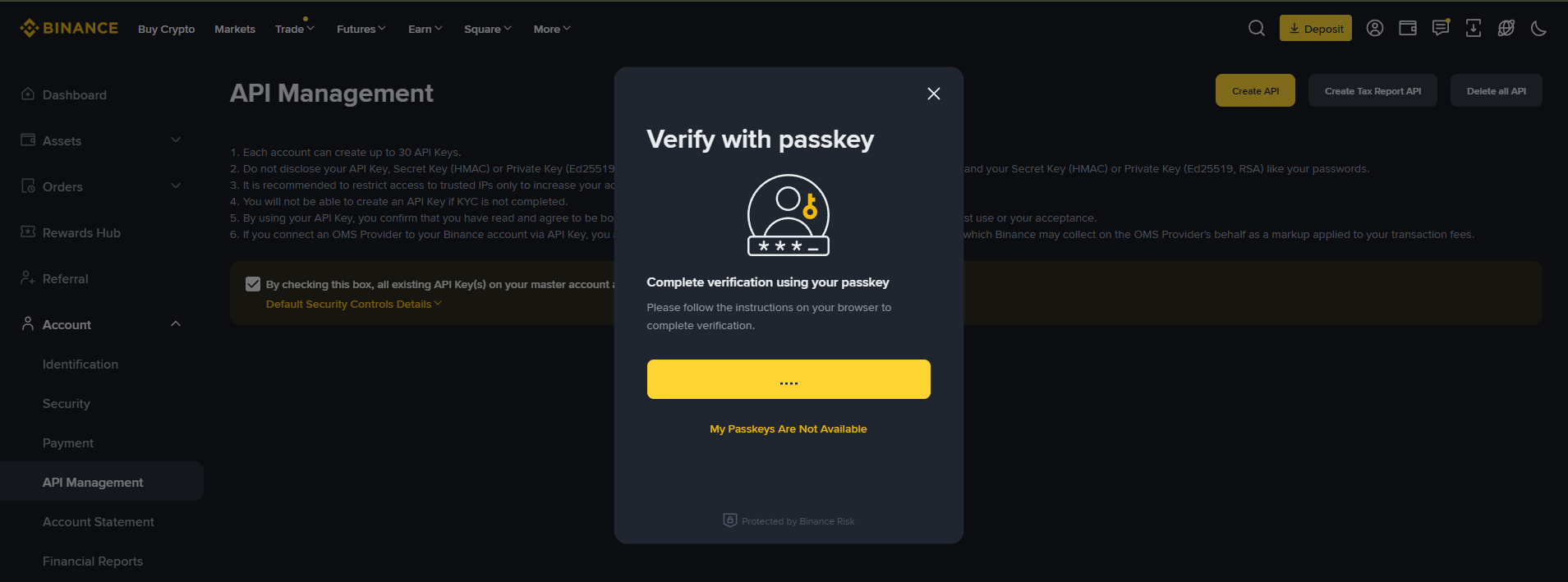 Step 4: Complete Security Verification