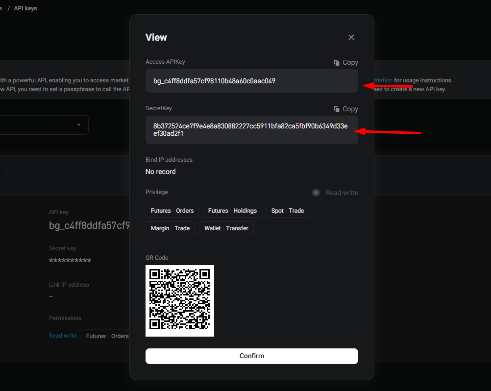 Step 7: Copy Your API Credentials