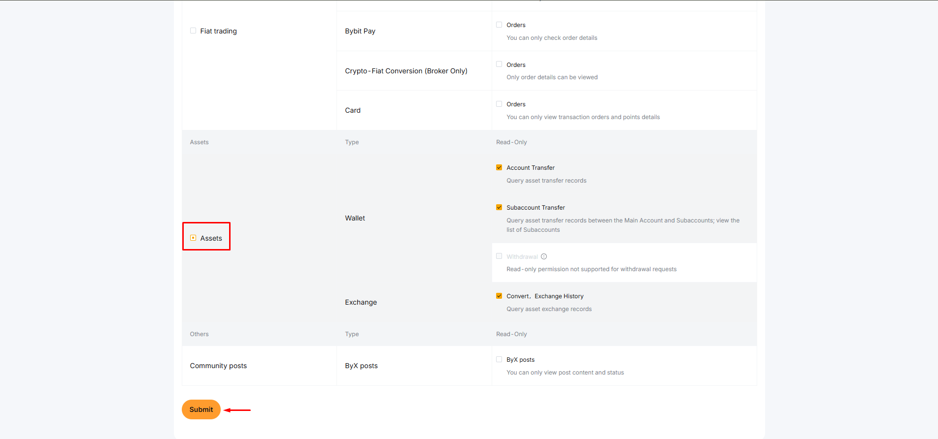 Step 5: Configure Asset Permissions