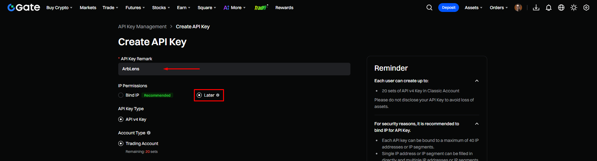 Step 3: Configure API Key