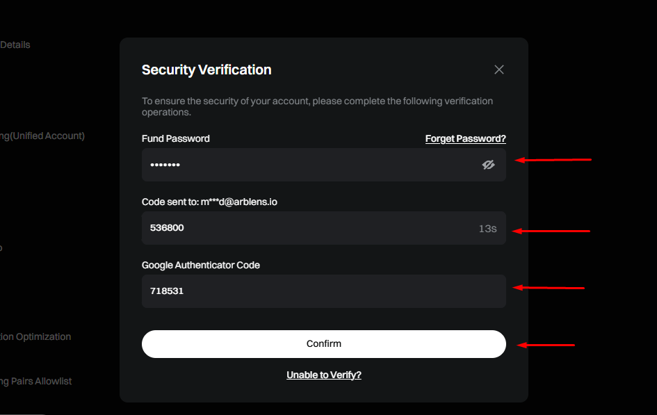 Step 6: Complete Security Verification