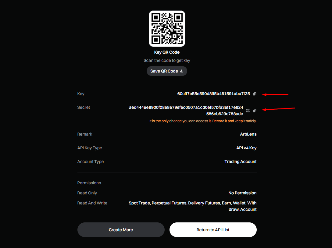 Step 7: Copy Your API Credentials