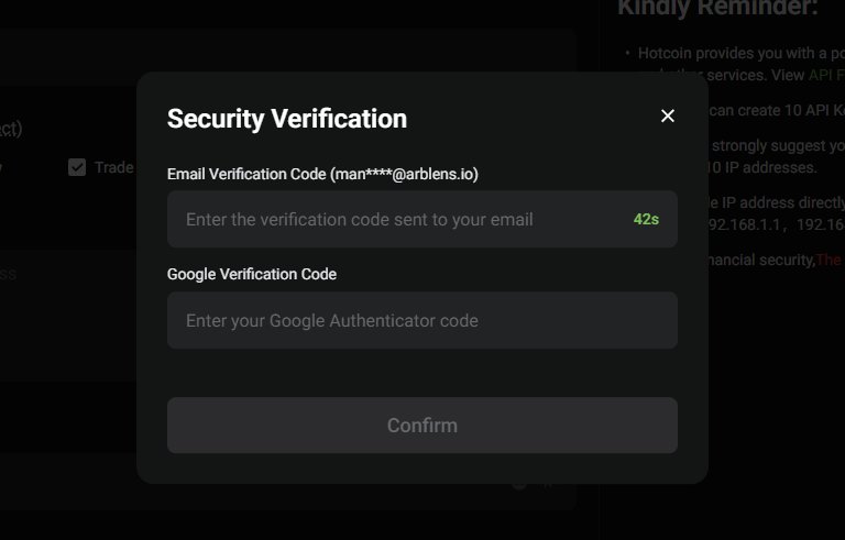 Step 2: Configure the API Key