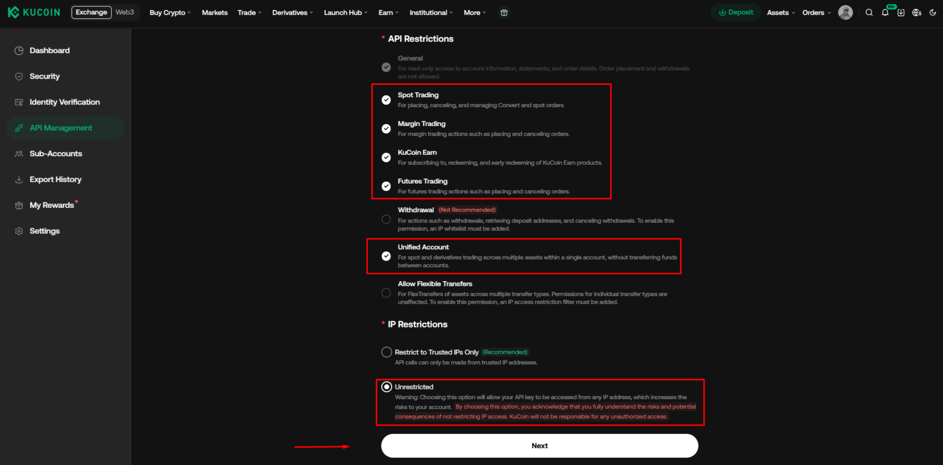 Step 3: Configure API Restrictions