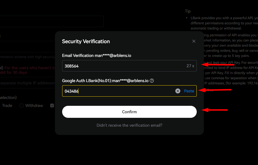 Step 3: Complete Security Verification