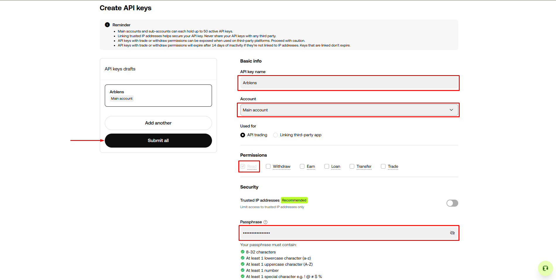 Step 2: Configure API Key