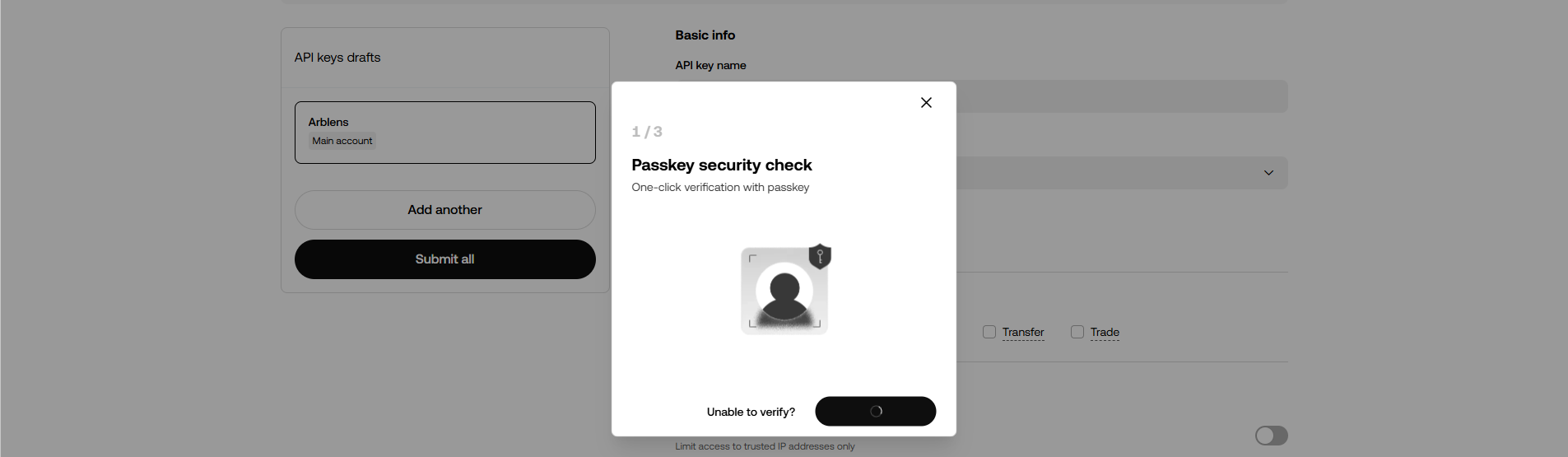 Step 3: Complete Security Verification