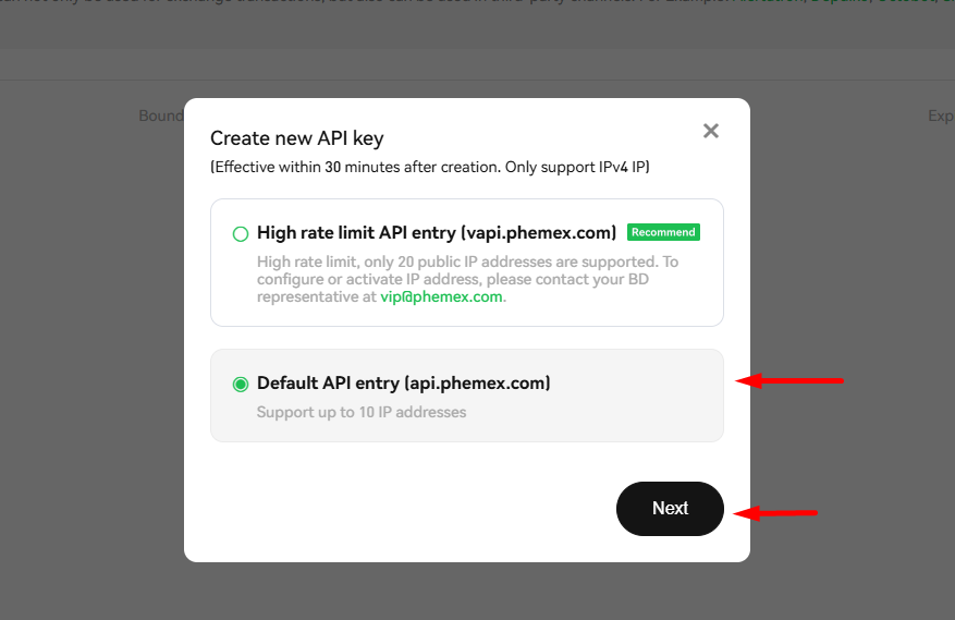 Step 2: Select API Type