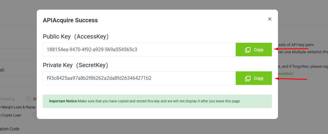 Step 2: Configure the API Key